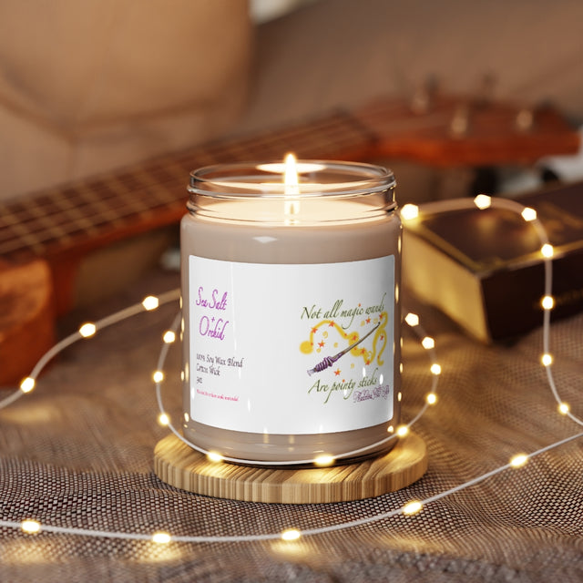Sea Salt & Orchid Scented Soy Candle, 9oz