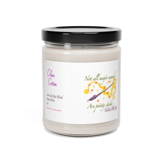 Clean Cotton Scented Soy Candle, 9oz