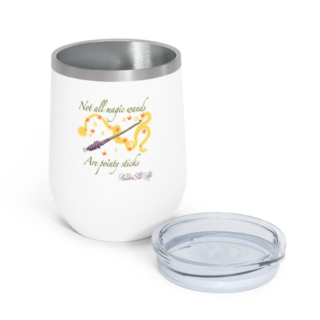 Crochet Wand 12oz Insulated Wine Tumbler