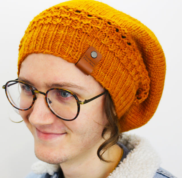 Disintegration Slouchy Beret - MaelströmFiber Arts