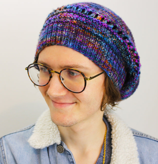 Disintegration Slouchy Beret - MaelströmFiber Arts