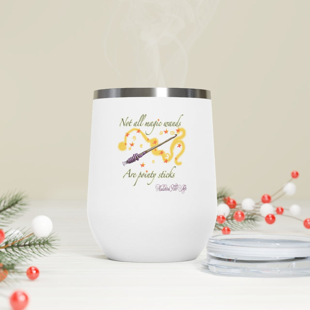 Crochet Wand 12oz Insulated Wine Tumbler